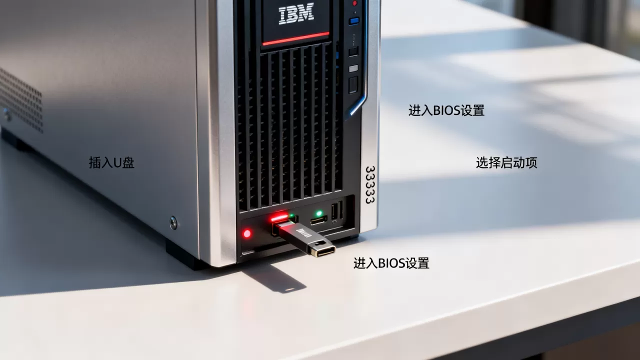 IBM3350服务器如何从U盘启动,设置步骤是什么? IBM3350服务器如何从U盘启动,设置步骤是什么?