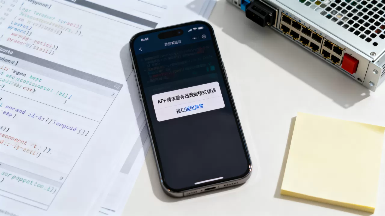 APP请求服务器数据格式错误怎么办,接口返回异常如何解决? APP请求服务器数据格式错误怎么办,接口返回异常如何解决?