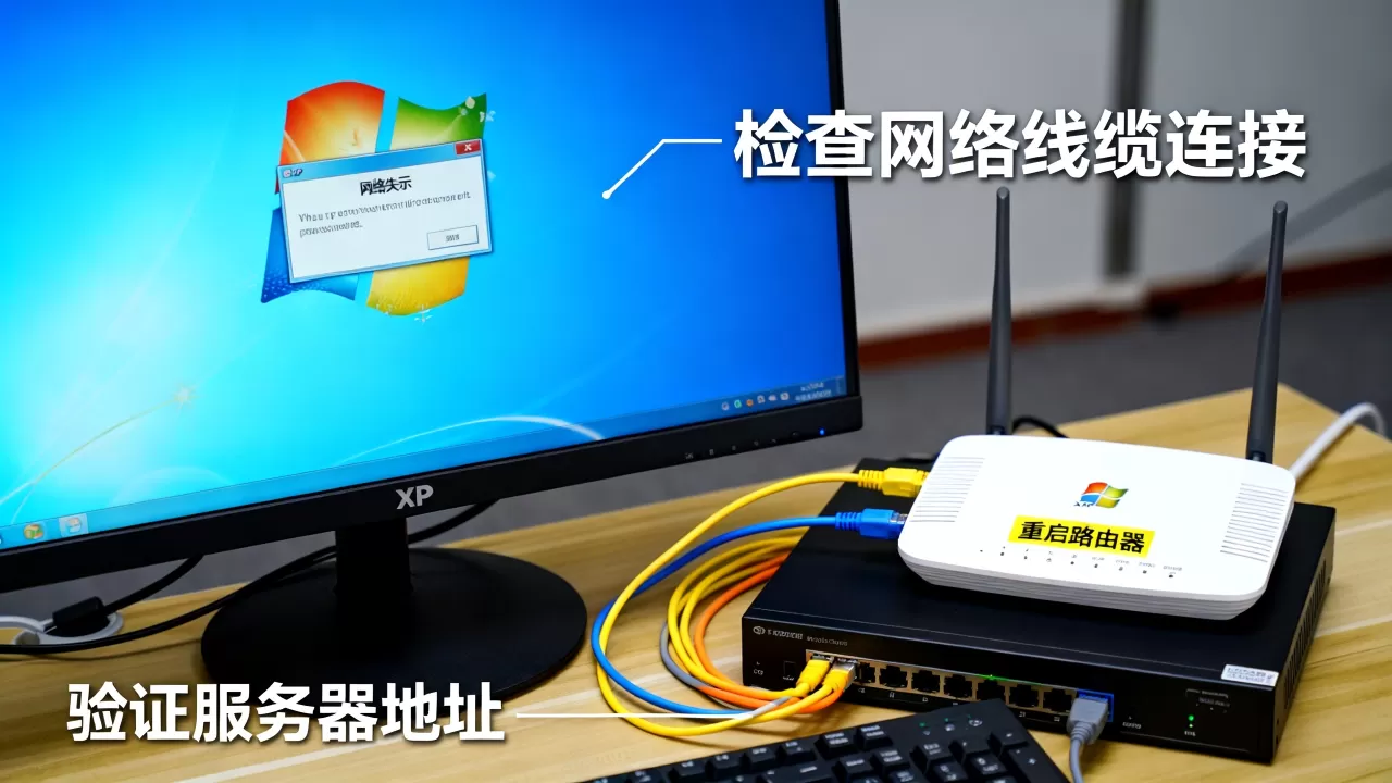 XP添加网络连接服务器失败怎么办,网络连不上服务器怎么解决? XP添加网络连接服务器失败怎么办,网络连不上服务器怎么解决?