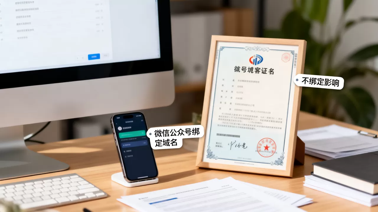 微信公众号为什么必须绑定域名?不绑定域名有什么影响? 微信公众号为什么必须绑定域名?不绑定域名有什么影响?