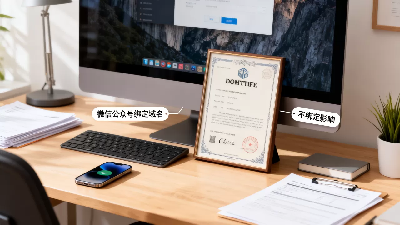微信公众号为什么必须绑定域名?不绑定域名有什么影响? 微信公众号为什么必须绑定域名?不绑定域名有什么影响?