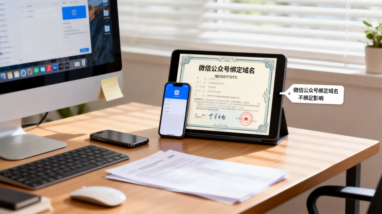 微信公众号为什么必须绑定域名?不绑定域名有什么影响? 微信公众号为什么必须绑定域名?不绑定域名有什么影响?