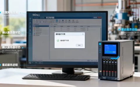 wincc项目管理器服务器不可用如何解决，wincc服务器连接失败原因