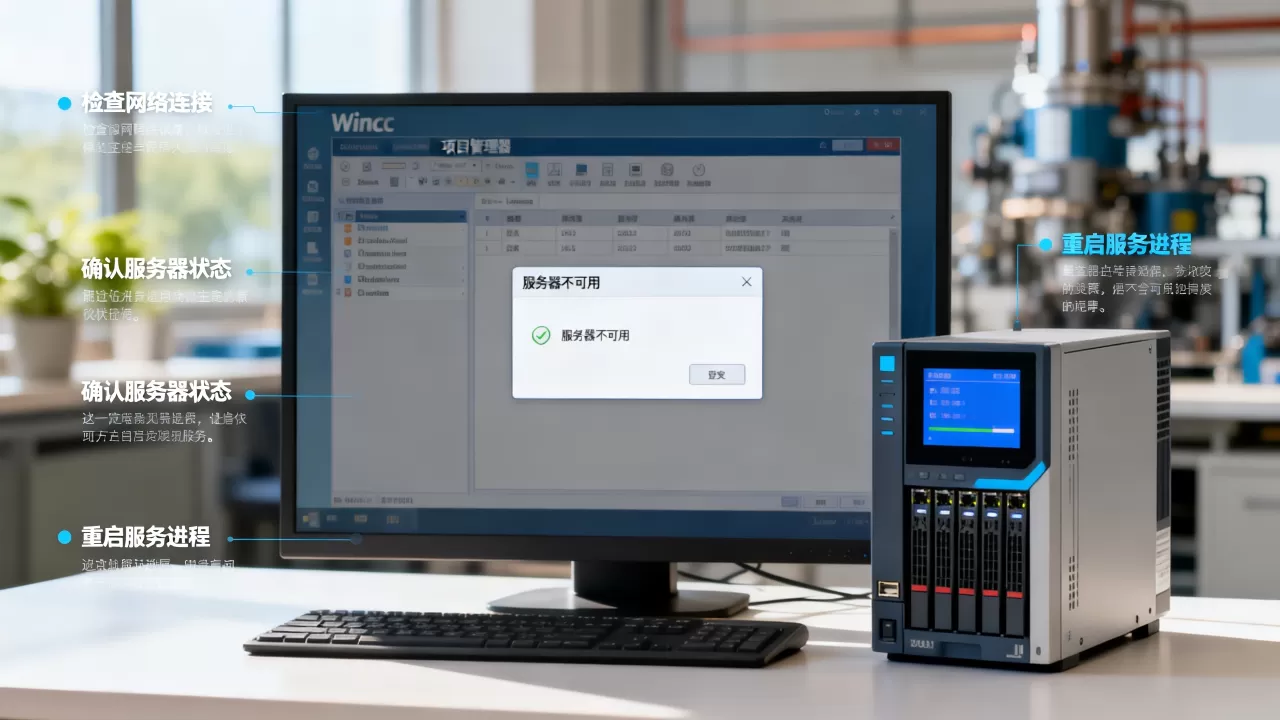wincc项目管理器服务器不可用如何解决,wincc服务器连接失败原因 wincc项目管理器服务器不可用如何解决,wincc服务器连接失败原因