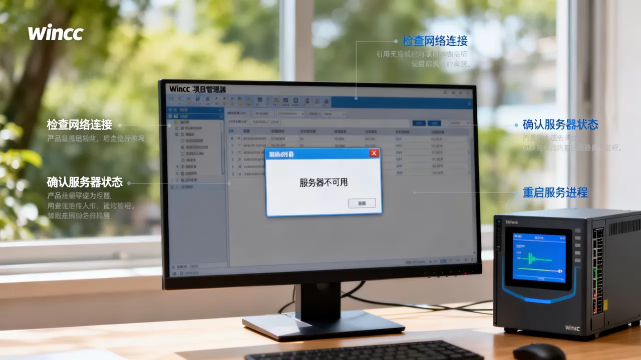 wincc项目管理器服务器不可用如何解决,wincc服务器连接失败原因 wincc项目管理器服务器不可用如何解决,wincc服务器连接失败原因
