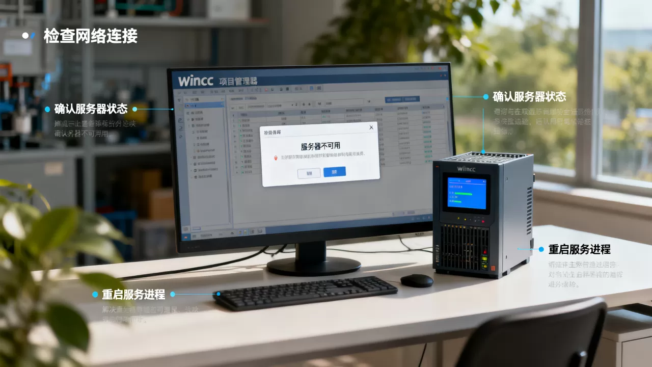 wincc项目管理器服务器不可用如何解决,wincc服务器连接失败原因 wincc项目管理器服务器不可用如何解决,wincc服务器连接失败原因