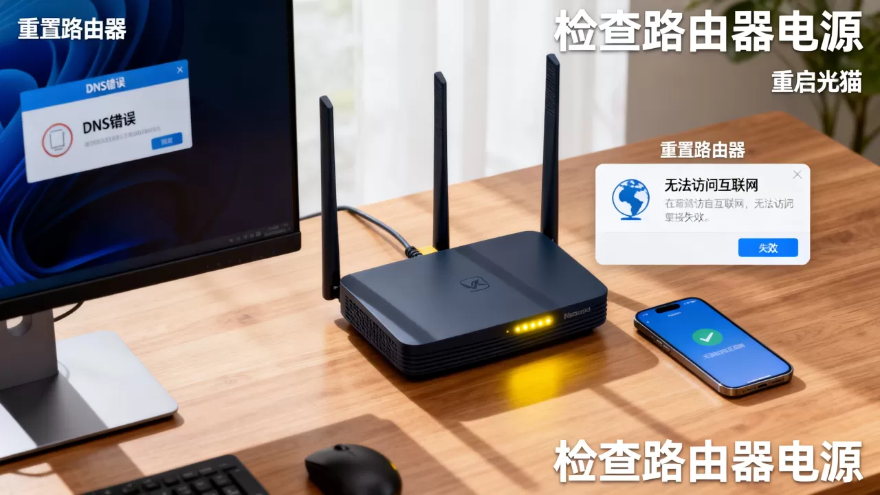 路由器连接时找不到服务器DNS错误怎么办,怎么修复? 路由器连接时找不到服务器DNS错误怎么办,怎么修复?