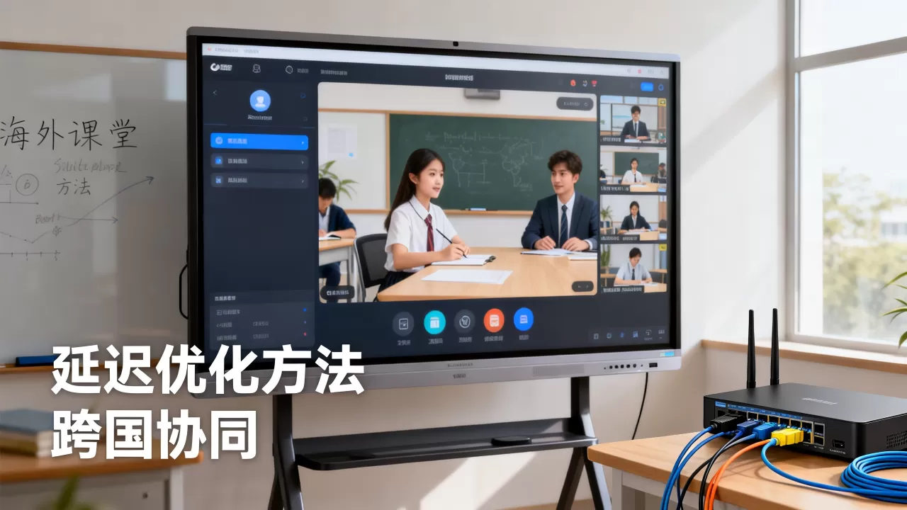 海外课堂互动白板跨国协同延迟如何优化,有哪些方法? 海外课堂互动白板跨国协同延迟如何优化,有哪些方法?