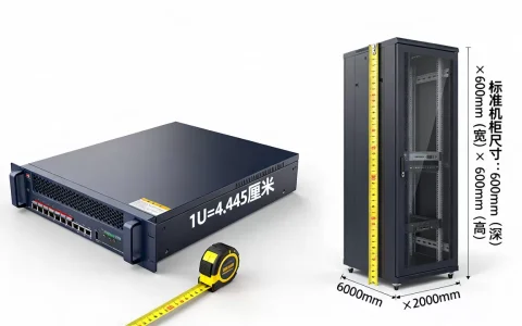 服务器1U高度是多少厘米，标准机柜尺寸多大？