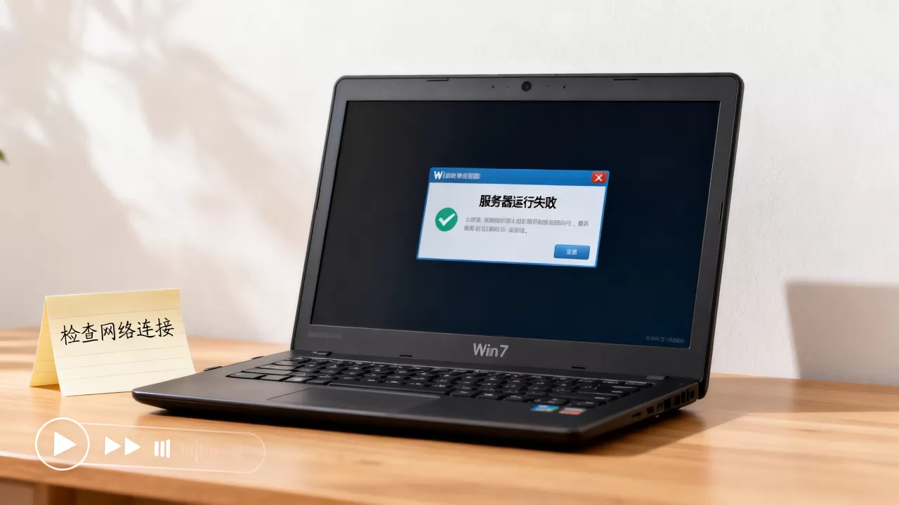 Win7播放器服务器运行失败怎么解决,播放器无法连接服务器原因 Win7播放器服务器运行失败怎么解决,播放器无法连接服务器原因