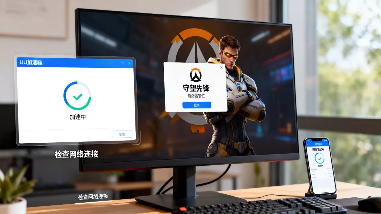 uu加速器领守望先锋服务器繁忙怎么回事,守望先锋进不去游戏怎么办 uu加速器领守望先锋服务器繁忙怎么回事,守望先锋进不去游戏怎么办