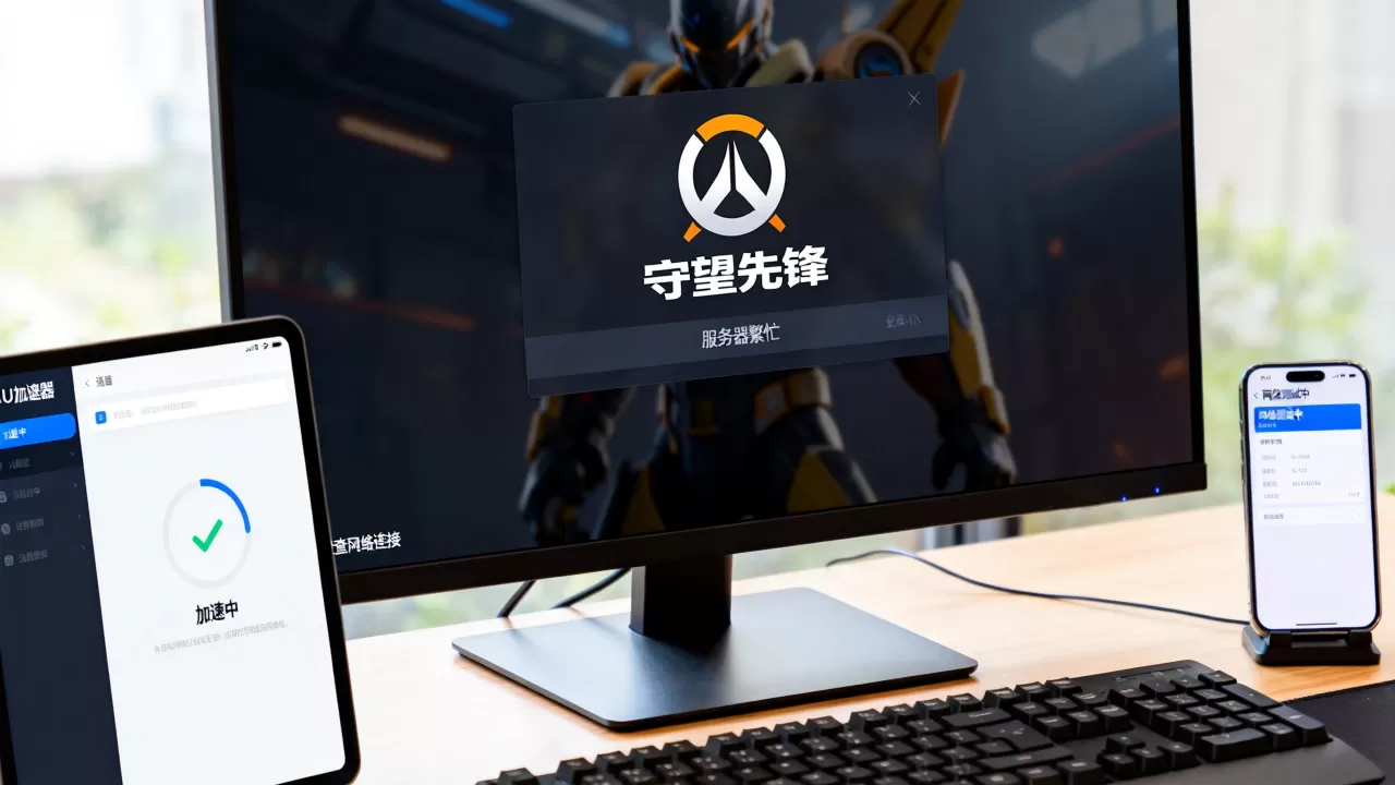 uu加速器领守望先锋服务器繁忙怎么回事,守望先锋进不去游戏怎么办 uu加速器领守望先锋服务器繁忙怎么回事,守望先锋进不去游戏怎么办