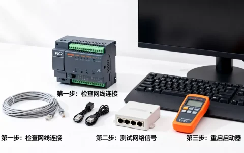 PLC2启动器连接不到服务器？网络故障排查步骤有哪些