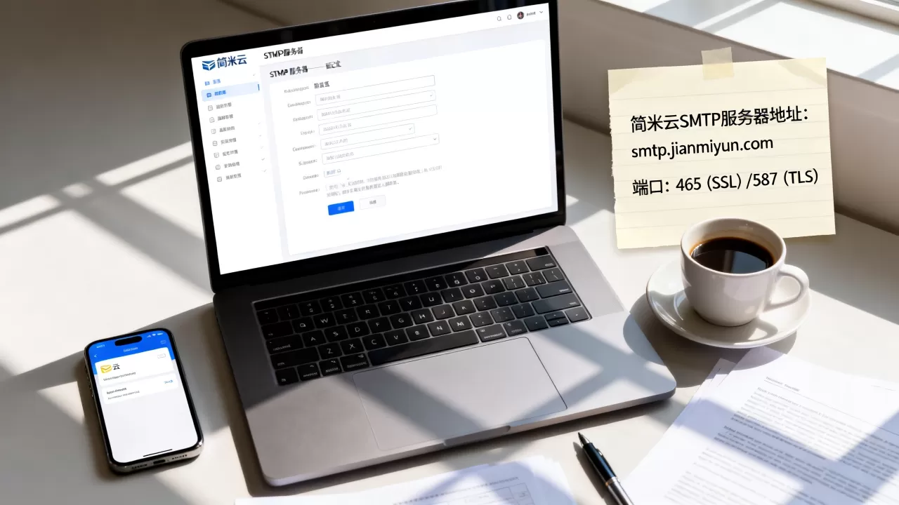 简米云的SMTP服务器地址是什么,怎么配置? 简米云的SMTP服务器地址是什么,怎么配置?