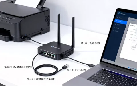 USB口路由器也能当打印机服务器？,要怎么设置？