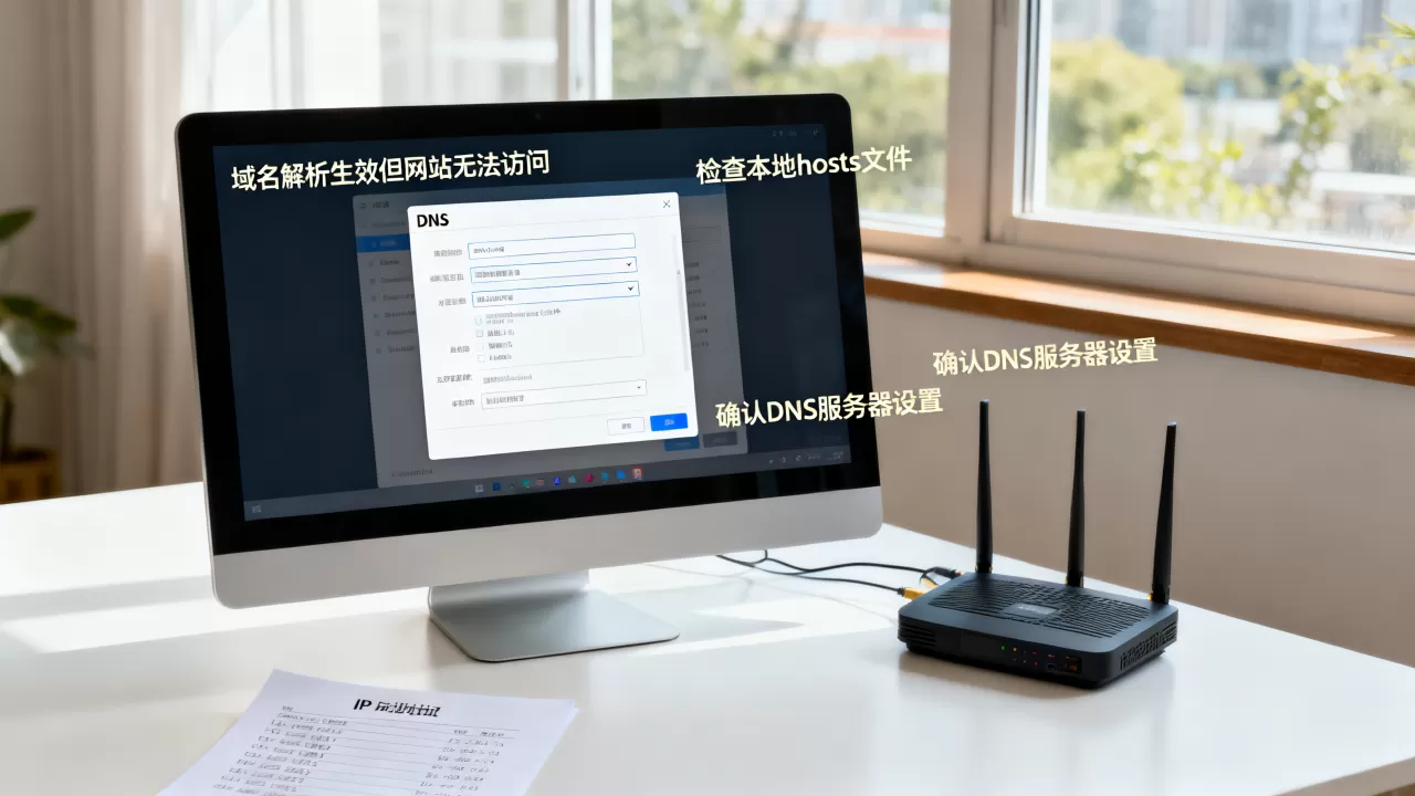 简米云域名解析到IP后,网站还是访问不了怎么办?域名解析生效了网站打不开是什么原因 简米云域名解析到IP后,网站还是访问不了怎么办?域名解析生效了网站打不开是什么原因