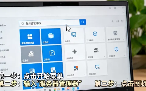 Win10服务器管理器仪表板怎么开？，服务器管理器怎么打开？