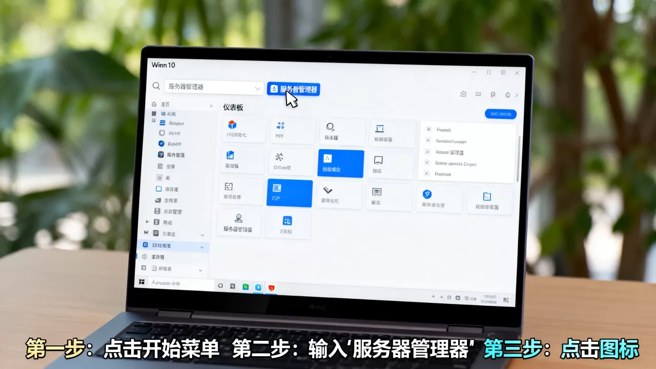 Win10服务器管理器仪表板怎么开?,服务器管理器怎么打开? Win10服务器管理器仪表板怎么开?,服务器管理器怎么打开?