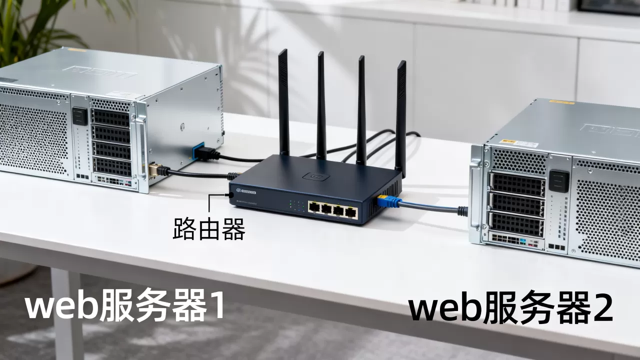 一个路由器如何带两个web服务器,能实现吗? 一个路由器如何带两个web服务器,能实现吗?