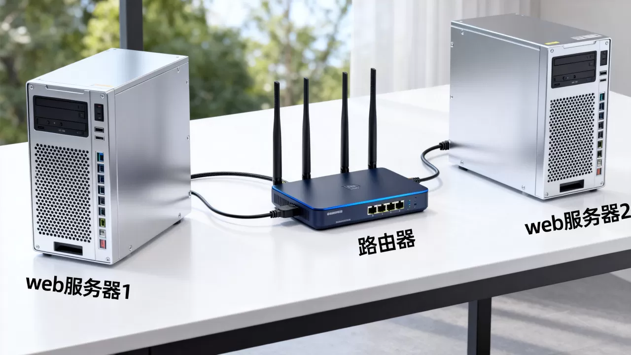 一个路由器如何带两个web服务器,能实现吗? 一个路由器如何带两个web服务器,能实现吗?