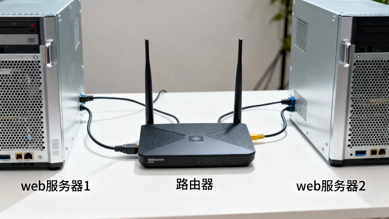 一个路由器如何带两个web服务器,能实现吗? 一个路由器如何带两个web服务器,能实现吗?