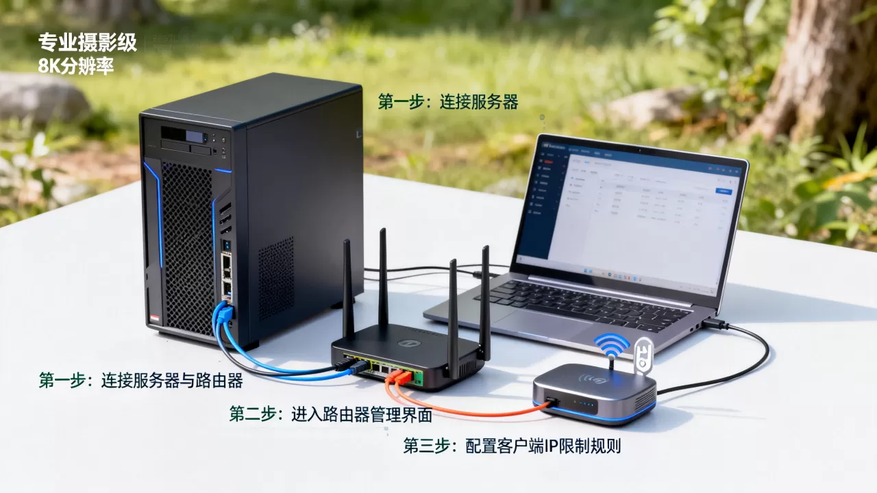有服务器和路由器怎么控制客户端ip?,步骤是什么 有服务器和路由器怎么控制客户端ip?,步骤是什么