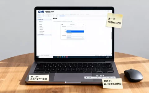 GMI电脑版MT4如何更改服务器？服务器设置步骤是什么？