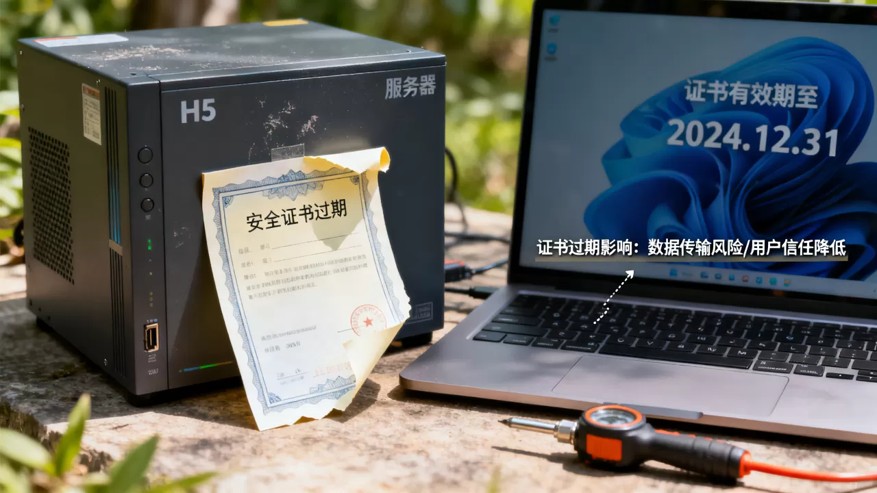 H5服务器安全证书过期怎么办?,证书过期有什么影响 H5服务器安全证书过期怎么办?,证书过期有什么影响