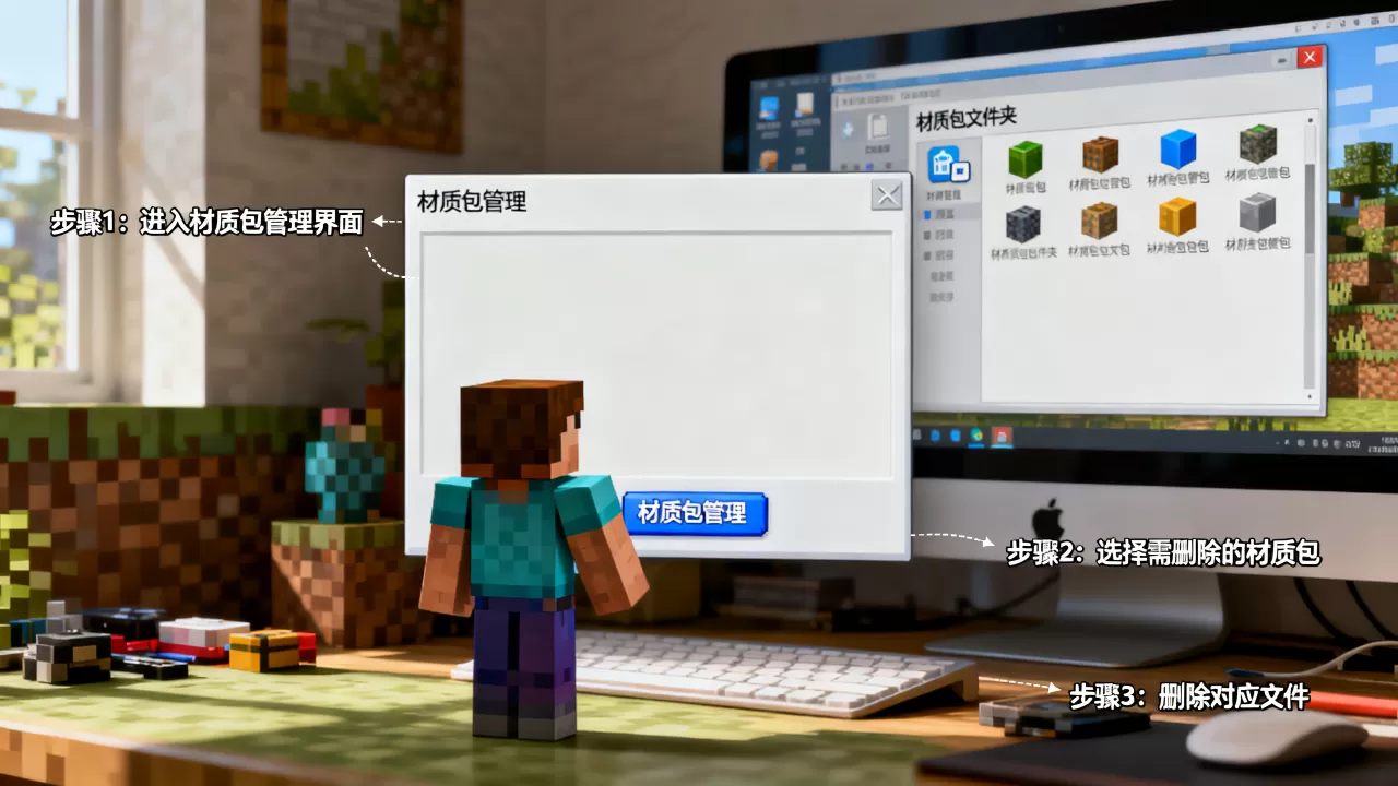 我的世界ec服务器怎么卸下材质包,如何彻底删除材质包? 我的世界ec服务器怎么卸下材质包,如何彻底删除材质包?