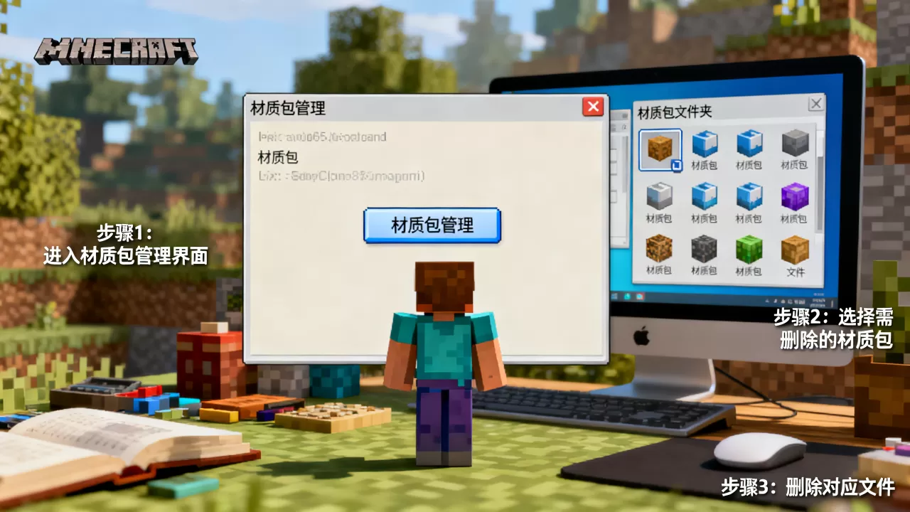 我的世界ec服务器怎么卸下材质包,如何彻底删除材质包? 我的世界ec服务器怎么卸下材质包,如何彻底删除材质包?