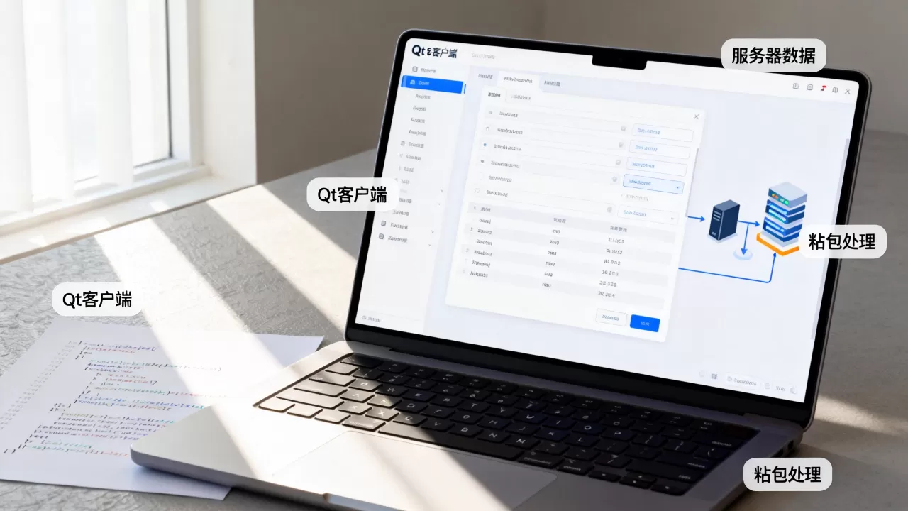 Qt客户端如何高效接收服务器数据,怎样处理粘包问题 Qt客户端如何高效接收服务器数据,怎样处理粘包问题