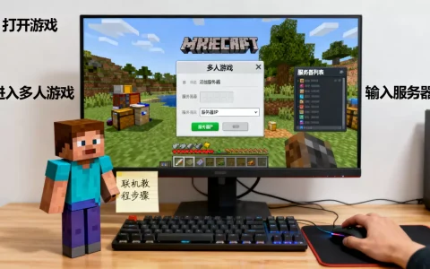 我的世界PC版如何进入别人服务器，联机教程