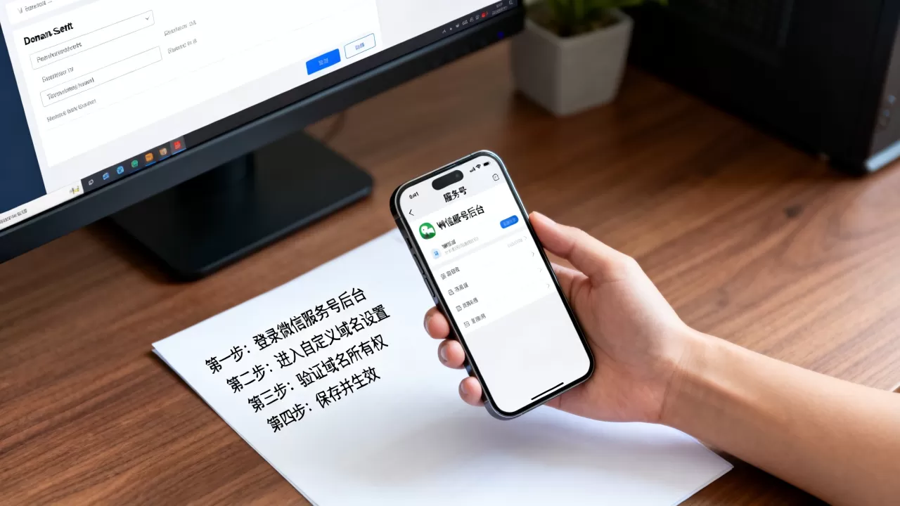 微信服务号如何设置自定义域名?步骤有哪些? 微信服务号如何设置自定义域名?步骤有哪些?