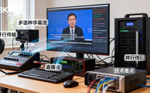 跨境学术直播的多语种字幕流如何并行传输，有哪些技术难点？