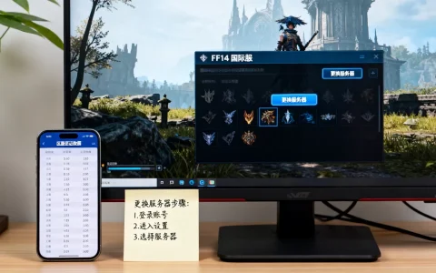 ff14国际服怎么更换服务器？，哪个区服延迟最低