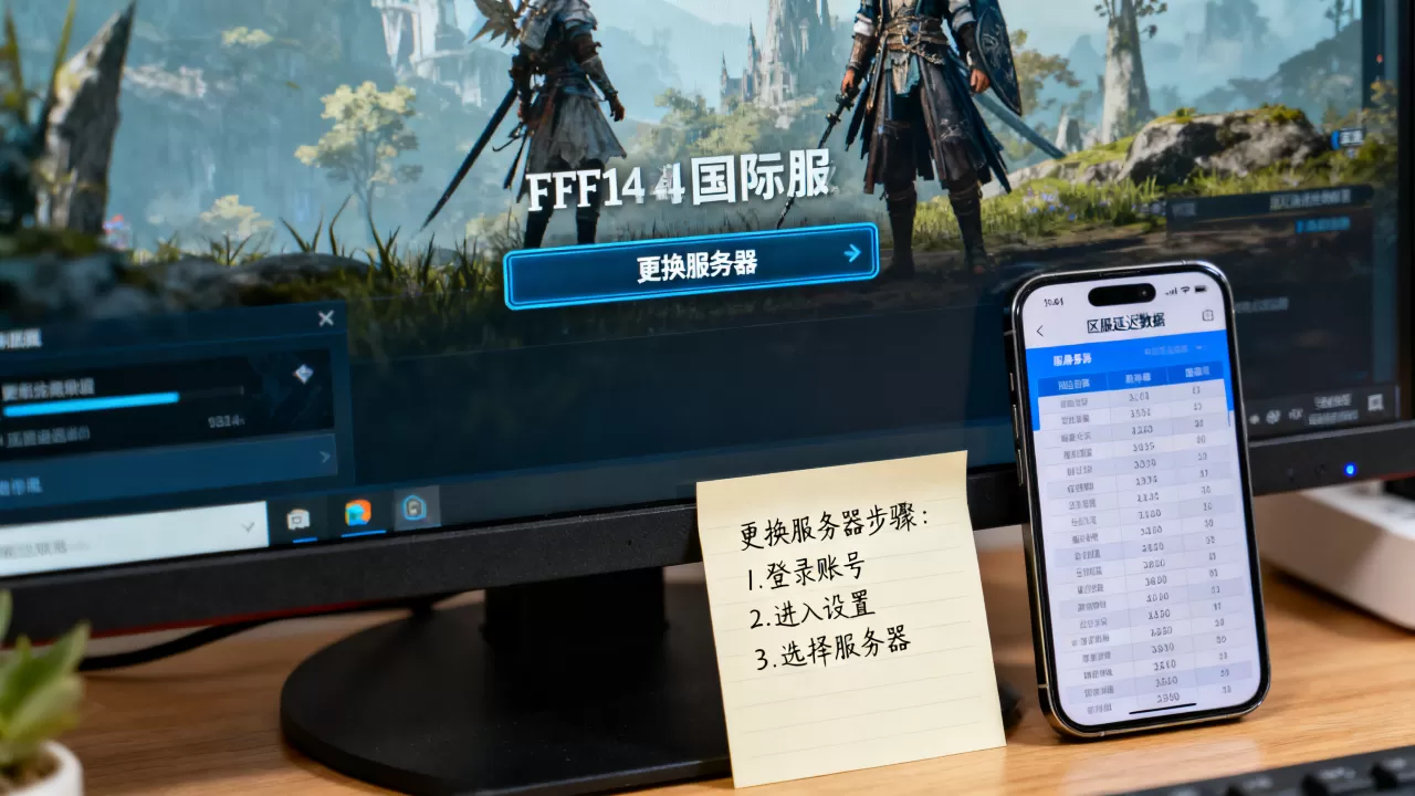 ff14国际服怎么更换服务器?,哪个区服延迟最低 ff14国际服怎么更换服务器?,哪个区服延迟最低