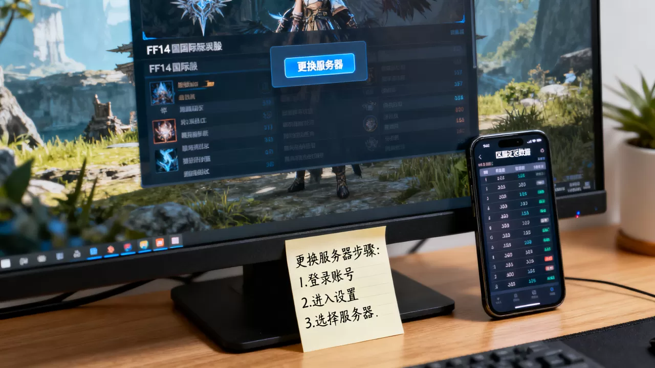 ff14国际服怎么更换服务器?,哪个区服延迟最低 ff14国际服怎么更换服务器?,哪个区服延迟最低