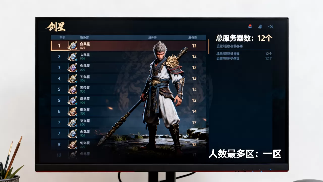 剑星一共有多少个服务器,哪个区的人最多? 剑星一共有多少个服务器,哪个区的人最多?