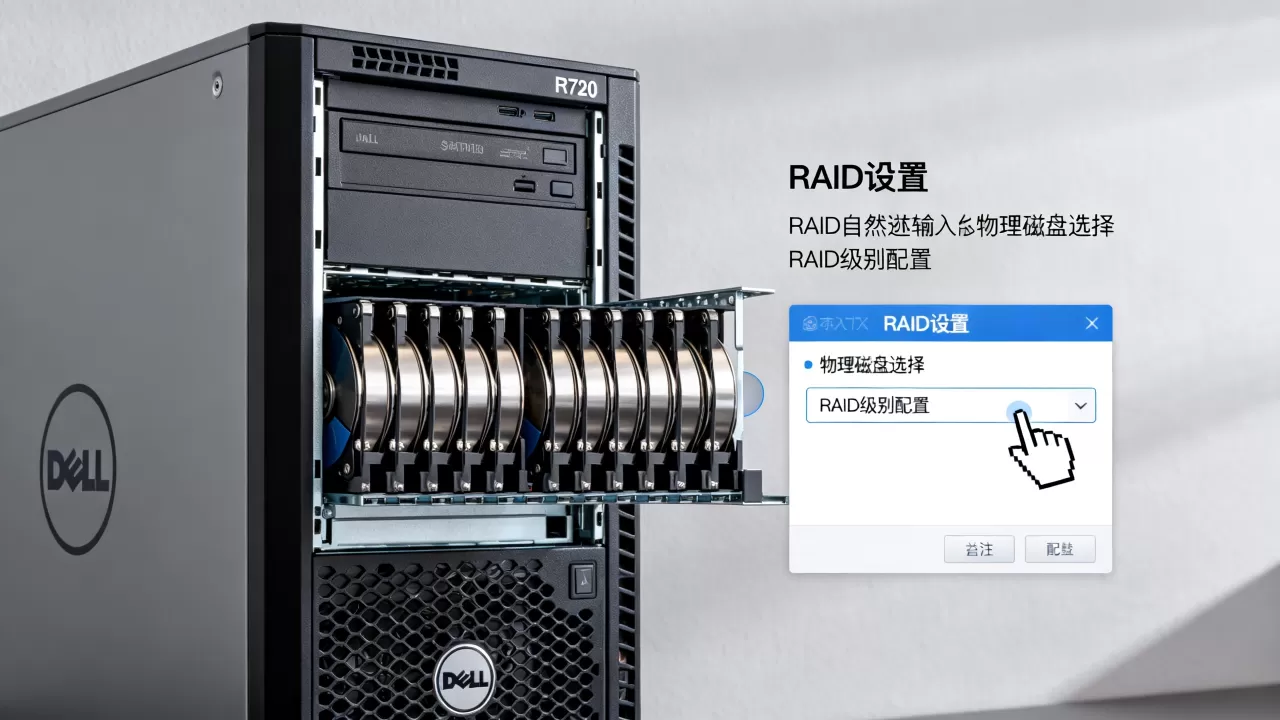 戴尔R720服务器怎么做RAID,怎么设置 戴尔R720服务器怎么做RAID,怎么设置