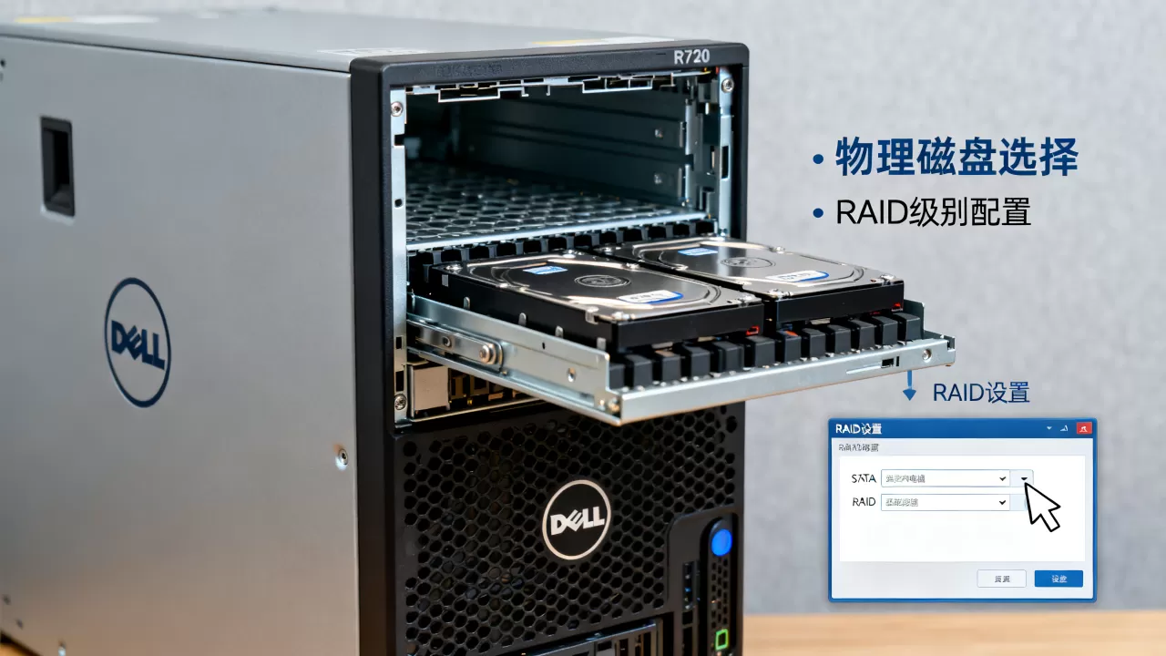 戴尔R720服务器怎么做RAID,怎么设置 戴尔R720服务器怎么做RAID,怎么设置