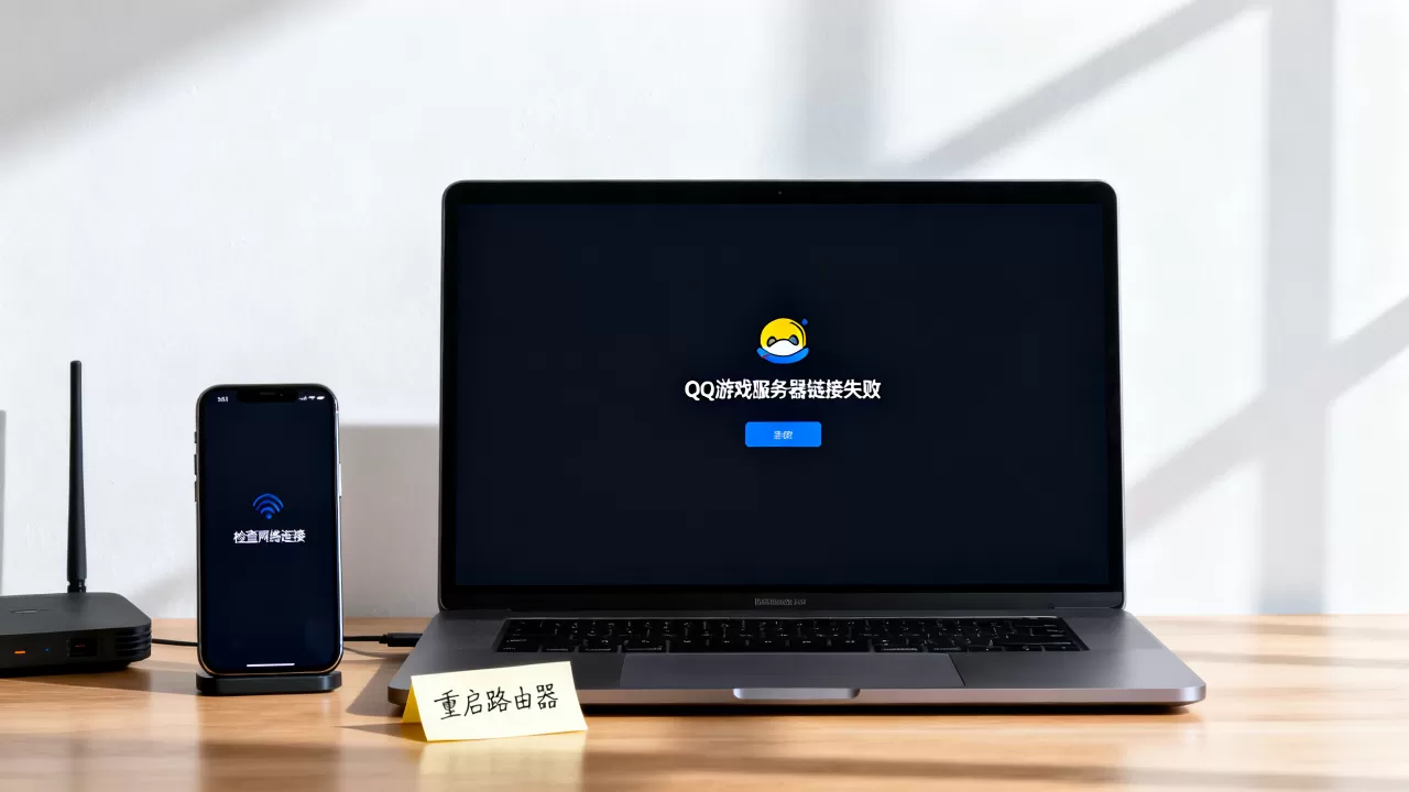 QQ游戏服务器链接失败怎么解决,为什么连不上 QQ游戏服务器链接失败怎么解决,为什么连不上