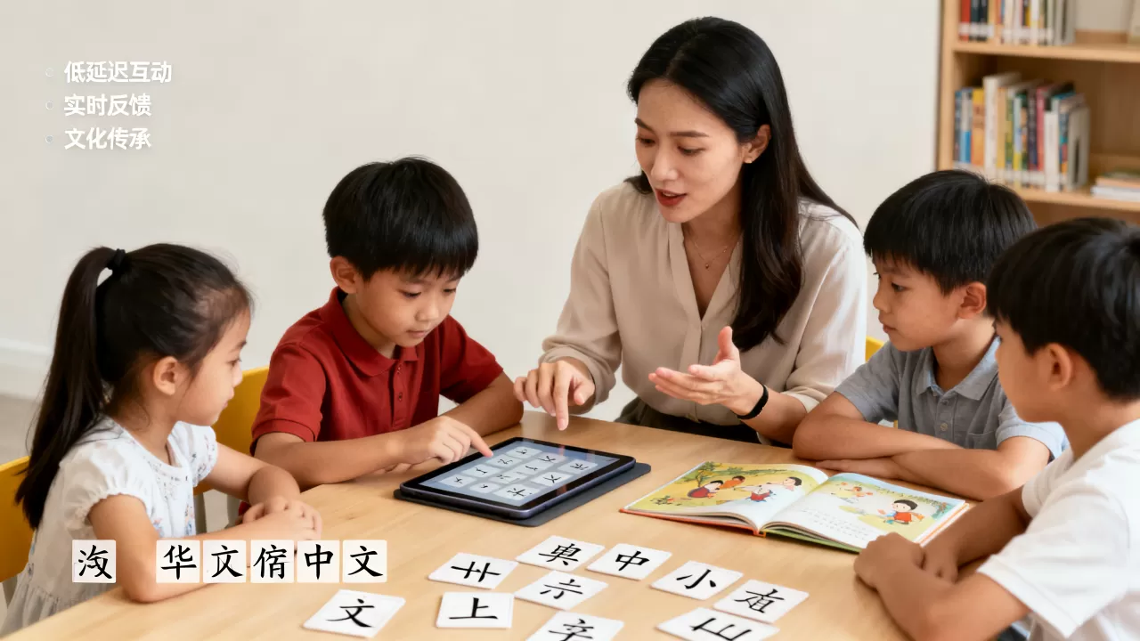 海外华裔少儿中文课低延迟互动怎么保证,有哪些好处? 海外华裔少儿中文课低延迟互动怎么保证,有哪些好处?