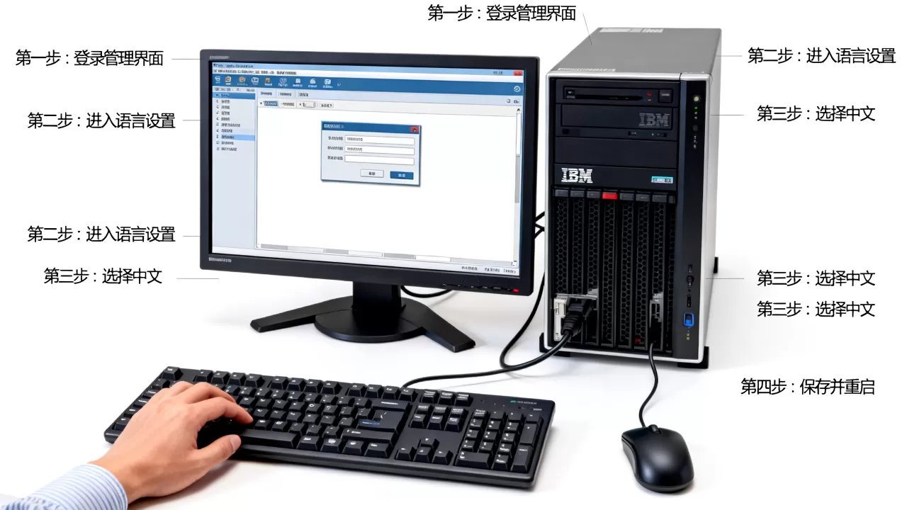 IBM服务器如何换成中文界面?,具体步骤是什么? IBM服务器如何换成中文界面?,具体步骤是什么?