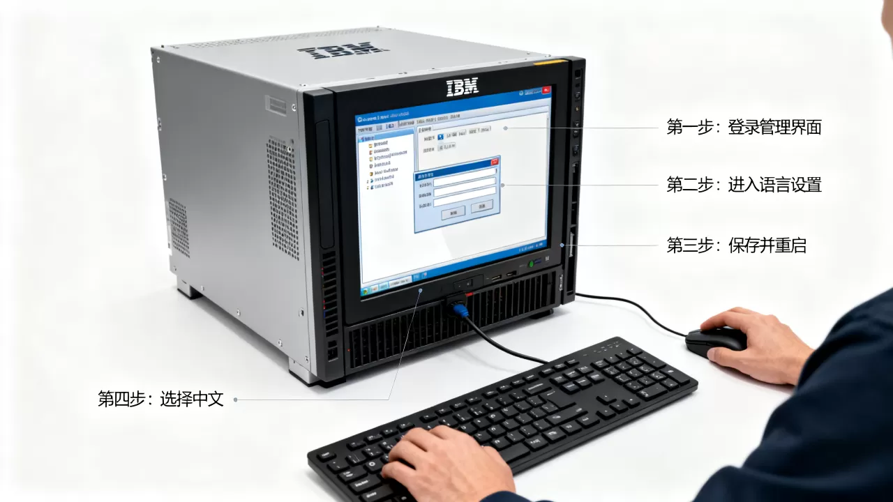 IBM服务器如何换成中文界面?,具体步骤是什么? IBM服务器如何换成中文界面?,具体步骤是什么?