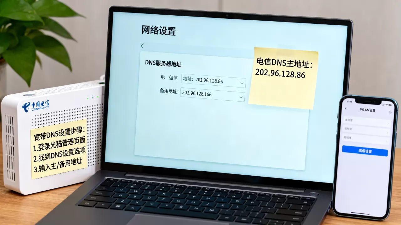 电信DNS服务器地址是多少?,电信宽带DNS怎么设置? 电信DNS服务器地址是多少?,电信宽带DNS怎么设置?