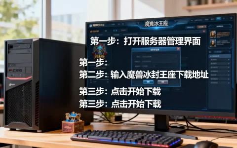 网吧服务器怎么下载魔兽冰封王座，具体操作步骤是什么？