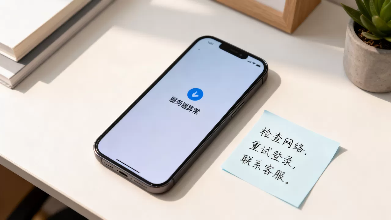 登录app显示服务器异常怎么回事,怎么解决 登录app显示服务器异常怎么回事,怎么解决
