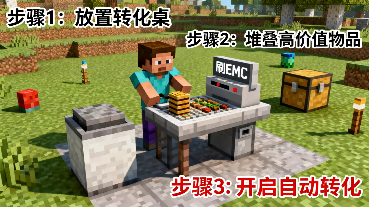 我的世界服务器EMC怎么快速刷,附刷EMC技巧教程 我的世界服务器EMC怎么快速刷,附刷EMC技巧教程
