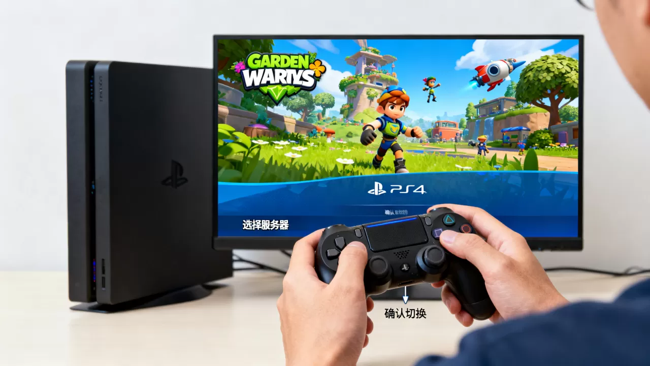 PS4花园战争怎么切换服务器?,怎么操作? PS4花园战争怎么切换服务器?,怎么操作?