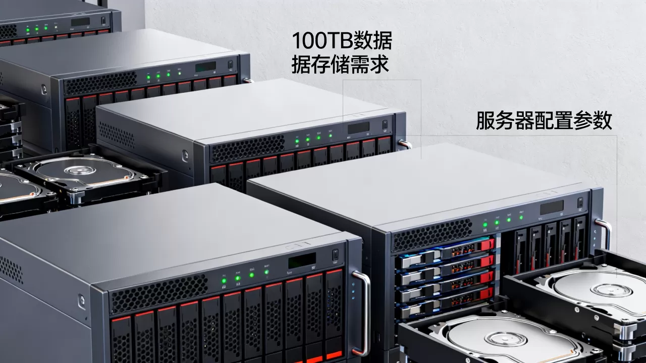 100TB数据需要多少台服务器,服务器配置怎么选? 100TB数据需要多少台服务器,服务器配置怎么选?